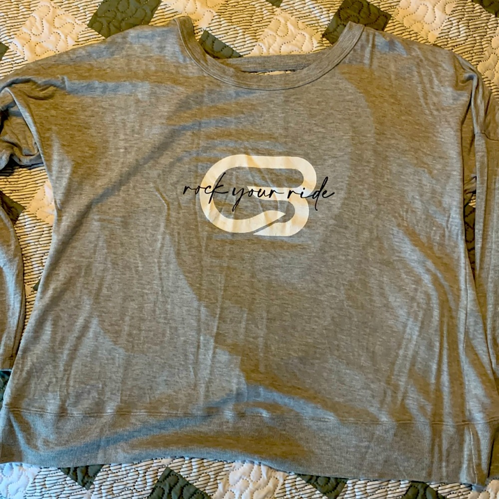CycleBar open back long sleeve